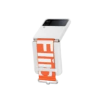 Galaxy Z Flip4 Silicone Cover with Strap White – Image 6