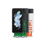 Galaxy Z Flip4 Silicone Cover with Strap White – Image 8