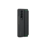 Galaxy Z Fold4 Silicone Grip Cover Black – Image 4