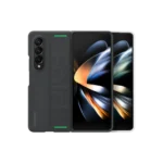 Galaxy Z Fold4 Silicone Grip Cover Black – Image 7