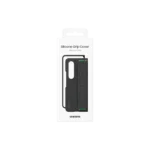 Galaxy Z Fold4 Silicone Grip Cover Black – Image 8