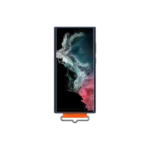 Coque en silicone pour Galaxy S22 Ultra avec sangle Bleu Marine – Image 2