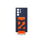 Coque en silicone pour Galaxy S22 Ultra avec sangle Bleu Marine – Image 5