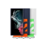 Coque en silicone pour Galaxy S22 Ultra avec sangle Bleu Marine – Image 7