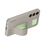 Étui avec support de maintien pour Galaxy S24 Taupe – Image 4