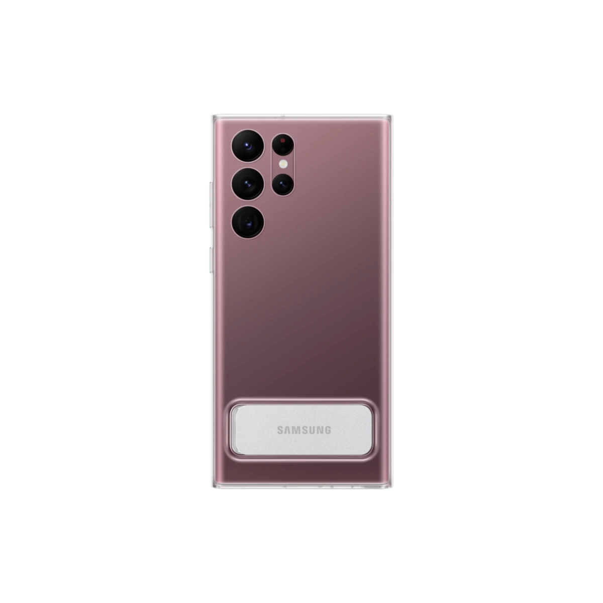Étui Clear View Vertical pour Galaxy S22 Ultra Transparent