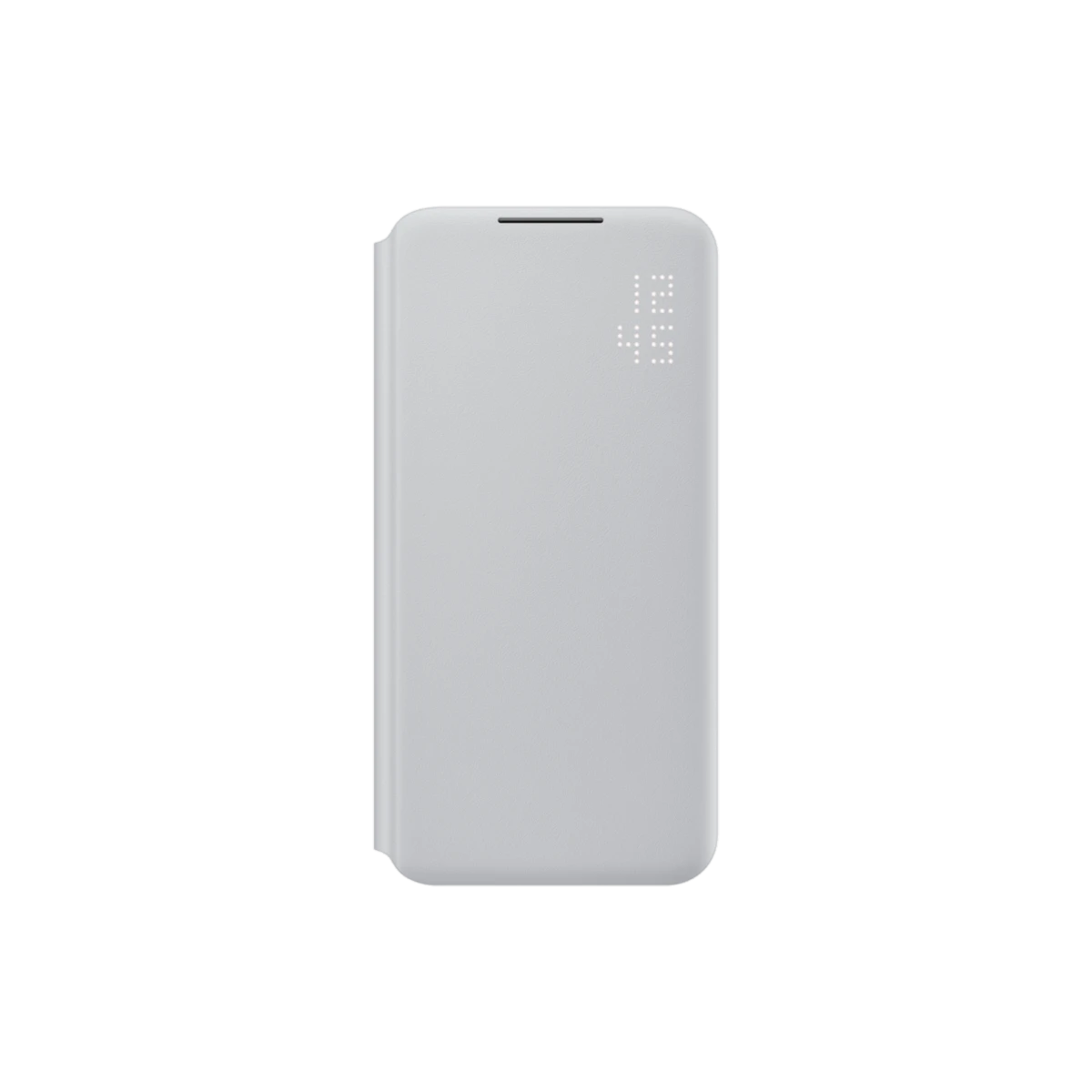 EF-NS906PJEGWW_1 Galaxy S22+ Smart LED View Cover Light Gray – Image 1