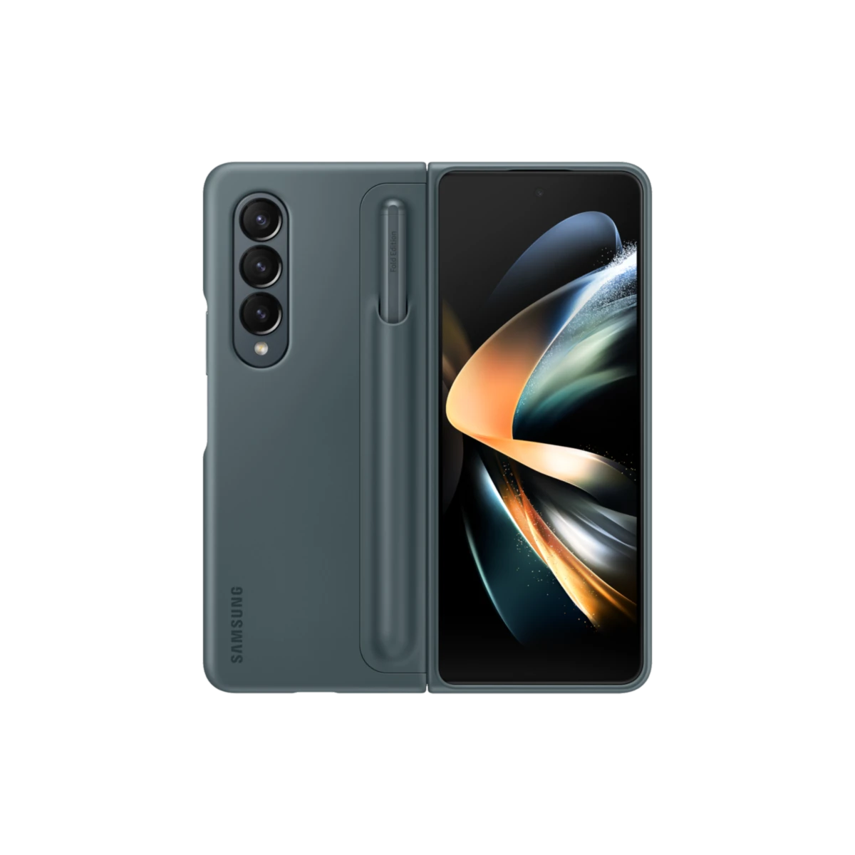 Galaxy Z Fold4 Standing Cover with Pen Grisvert