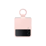 Galaxy Z Flip4 Silicone Cover with Ring Rose