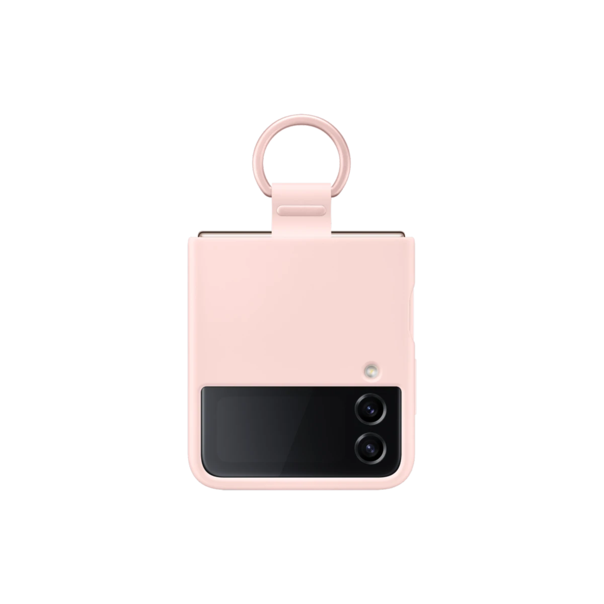 Galaxy Z Flip4 Silicone Cover with Ring Rose