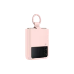 Galaxy Z Flip4 Silicone Cover with Ring Rose – Image 2