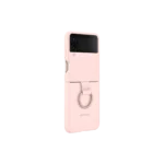 Galaxy Z Flip4 Silicone Cover with Ring Rose – Image 4