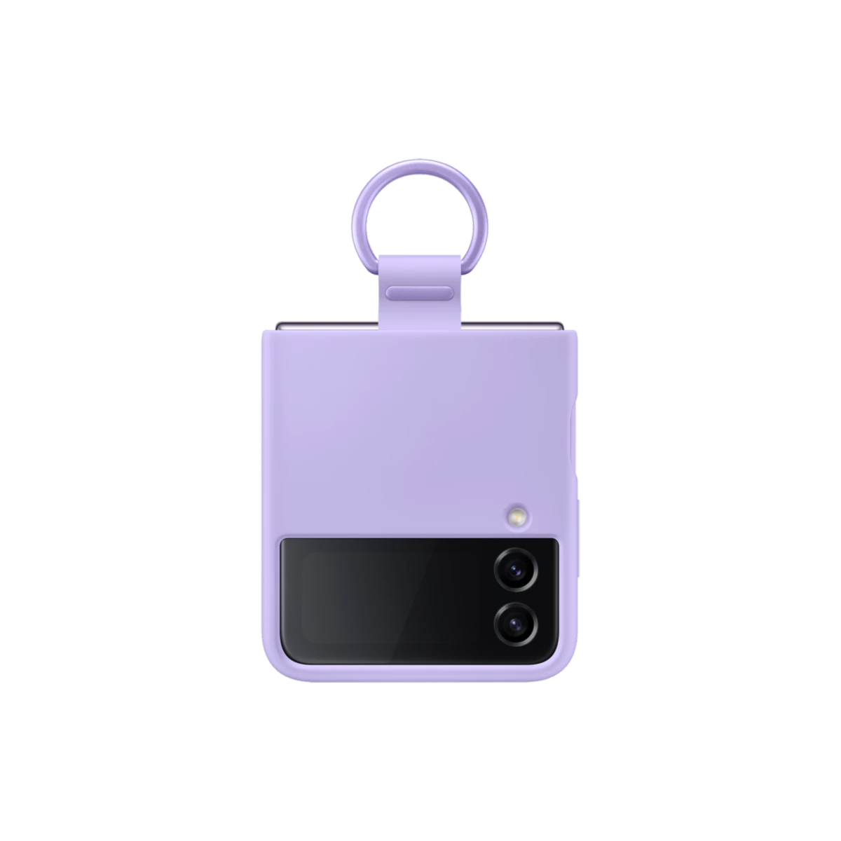 Galaxy Z Flip4 Silicone Cover with Ring Violet Bora