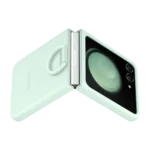 Étui en silicone avec anneau pour Galaxy Z Flip5 Mint – Image 3