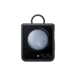 Étui en silicone avec anneau pour Galaxy Z Flip5 Indigo