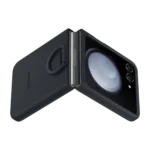 Étui en silicone avec anneau pour Galaxy Z Flip5 Indigo – Image 3