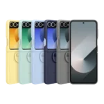 Étui en silicone pour Galaxy Z Flip6 Gray – Image 7