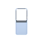 Étui en silicone pour Galaxy Z Flip6 Blue – Image 6