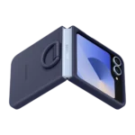 Étui en silicone pour Galaxy Z Flip6 Navy – Image 5