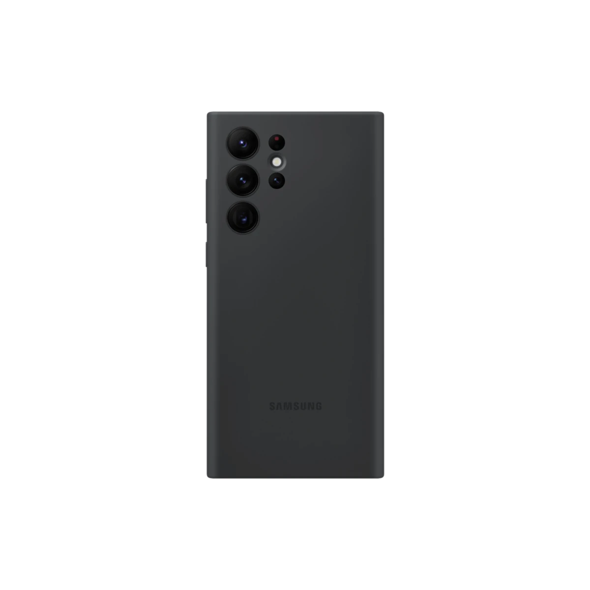 Coque en silicone pour Galaxy S22 Ultra Black