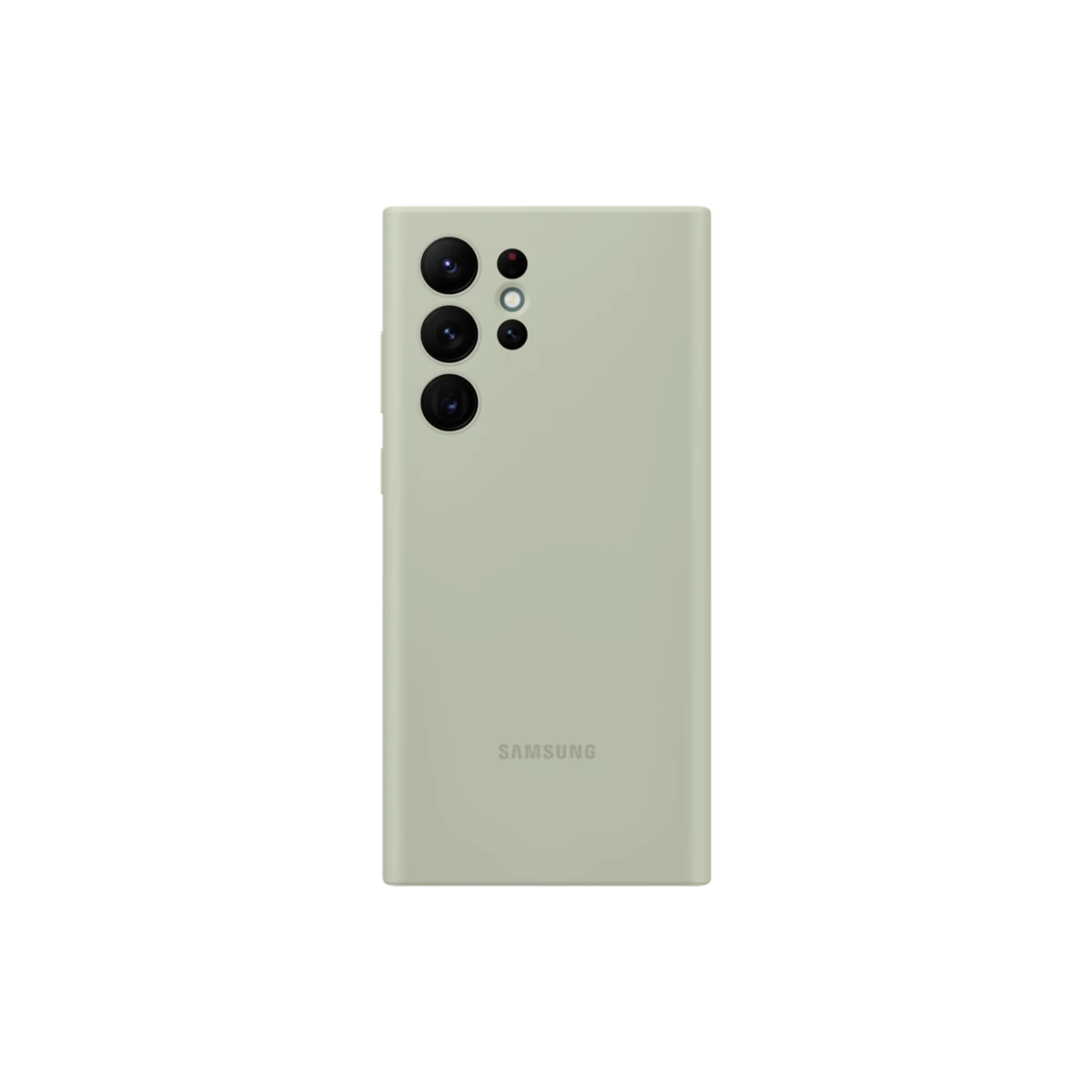 Coque en silicone pour Galaxy S22 Ultra Vert Olive