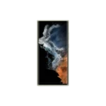 Coque en silicone pour Galaxy S22 Ultra Vert Olive – Image 2