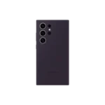 Étui en silicone pour Galaxy S24 Ultra Dark Violet