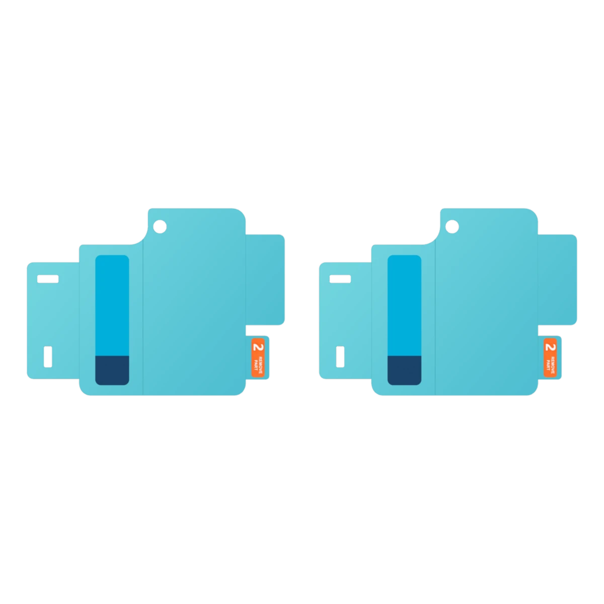 Film de protection avant pour Galaxy Z Flip5 Transparent