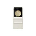 Étui à rabat en éco-cuir pour Galaxy Z Flip5 Cream