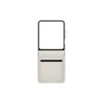 Étui à rabat en éco-cuir pour Galaxy Z Flip5 Cream – Image 4