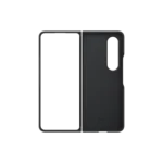 Galaxy Z Fold4 Leather Cover Black – Image 6