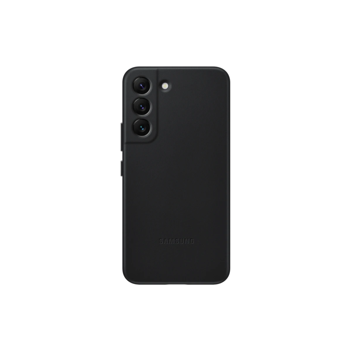 Galaxy S22 Leather Cover Black