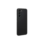 Galaxy S22 Leather Cover Black – Image 3