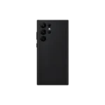 Étui en cuir pour Galaxy S22 Ultra Black