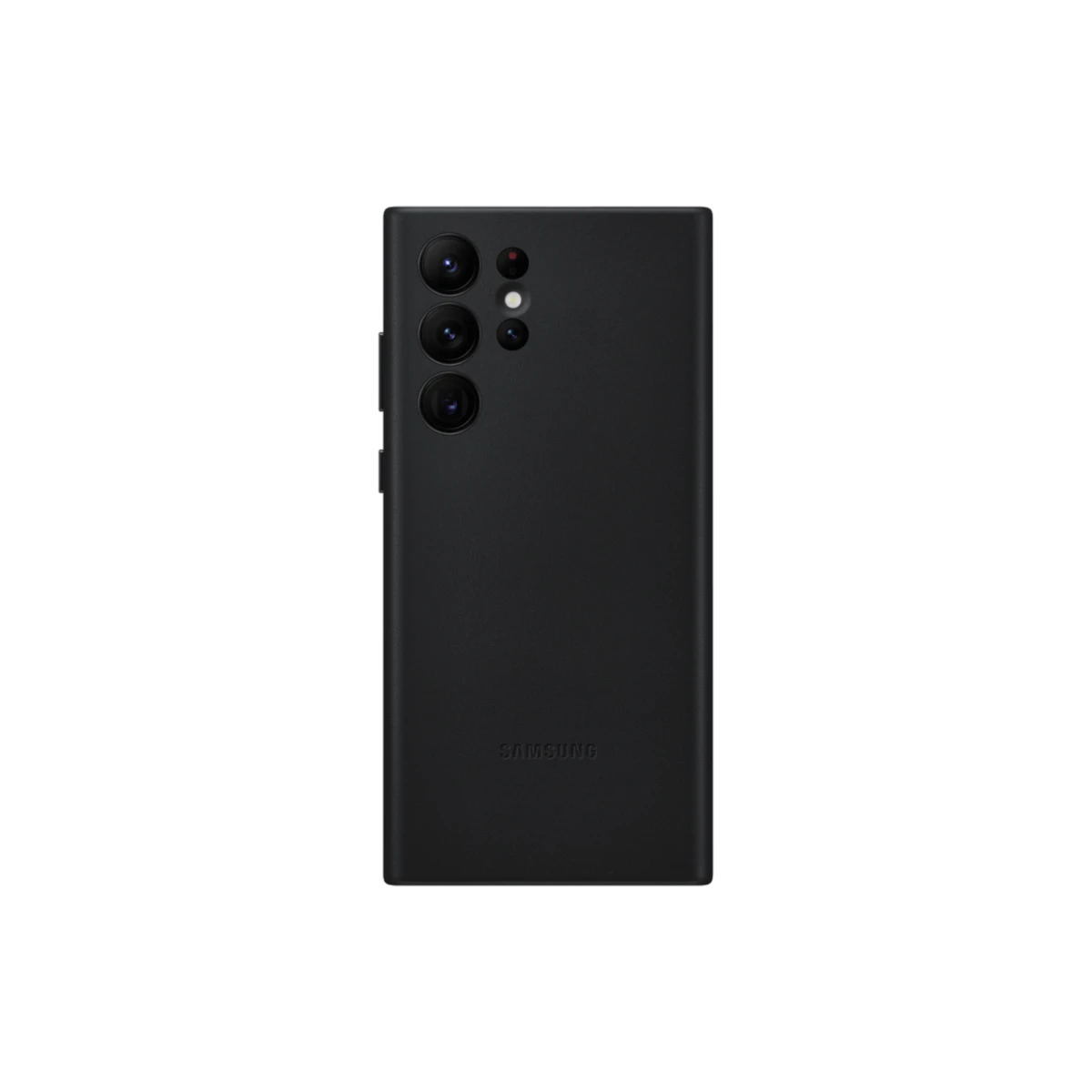 Étui en cuir pour Galaxy S22 Ultra Black