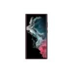Étui en cuir pour Galaxy S22 Ultra Bordeaux – Image 2