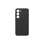 Coque en cuir pour Galaxy S23 Black