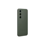 Étui en cuir pour Galaxy S23 Green