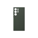 Étui en cuir pour Galaxy S23 Ultra Green – Image 2