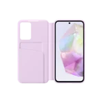 Étui Smart View avec porte-carte pour Galaxy A35 5G Violet – Image 3