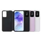 Étui Smart View avec porte-carte pour Galaxy A55 5G Black – Image 5