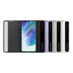 Galaxy S21FE 5G Smart Clear View Cover Black – Image 6