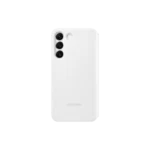 Galaxy S22 Smart Clear View Cover White – Image 2