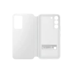 Galaxy S22 Smart Clear View Cover White – Image 5