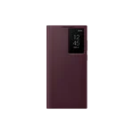 Étui Smart Clear View pour Galaxy S22 Ultra Bordeaux