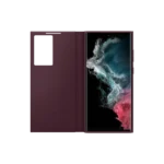 Étui Smart Clear View pour Galaxy S22 Ultra Bordeaux – Image 3