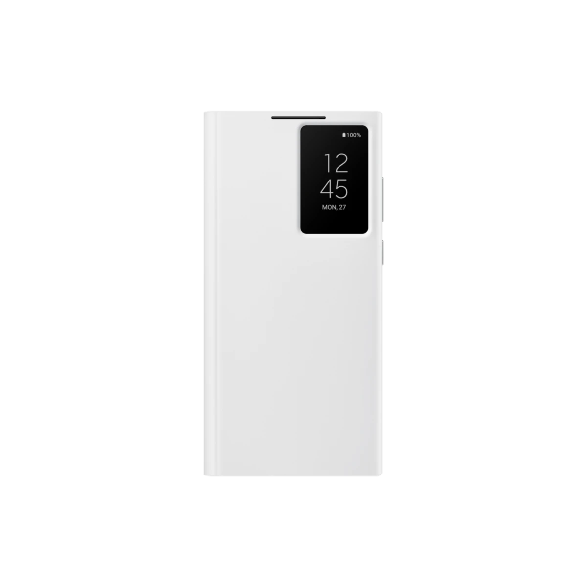 Galaxy S22 Ultra Smart Clear View Cover White