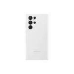 Galaxy S22 Ultra Smart Clear View Cover White – Image 2