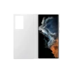 Galaxy S22 Ultra Smart Clear View Cover White – Image 3