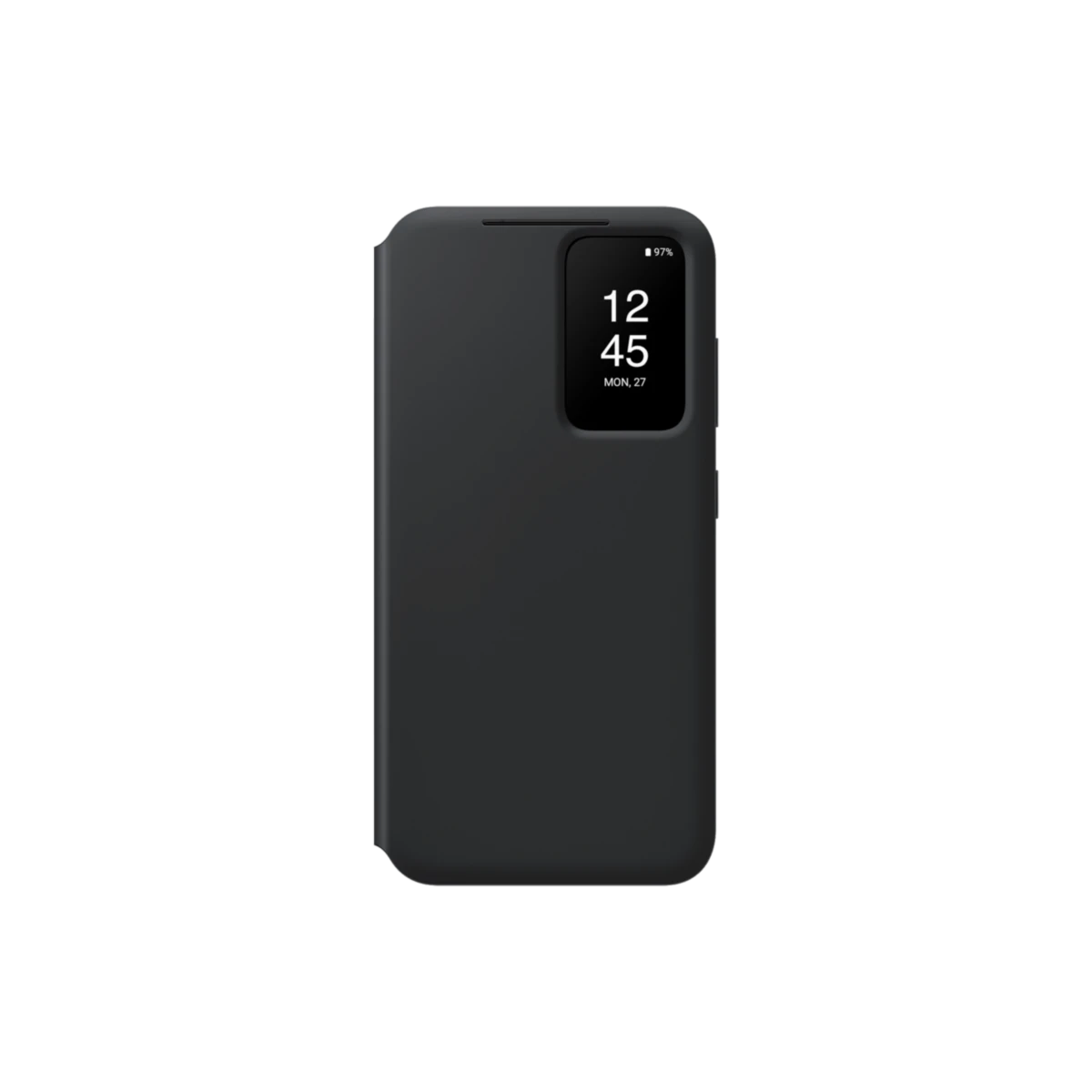 Etui Clear View avec porte-carte pour Galaxy S23 Black